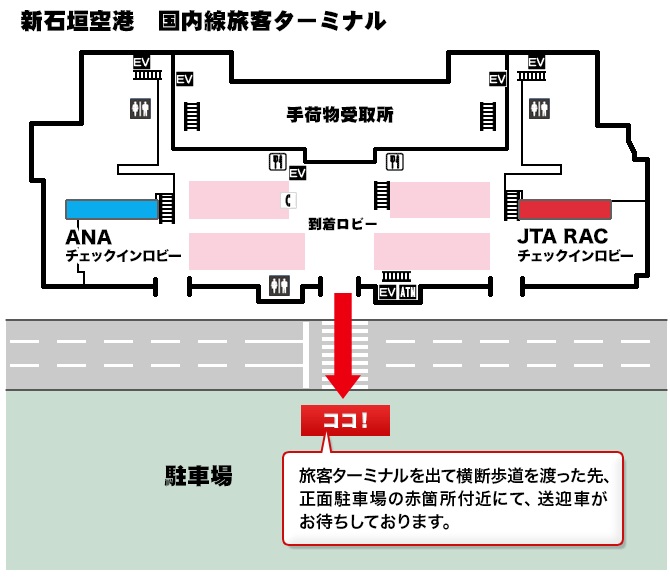 新石垣空港店送迎案内