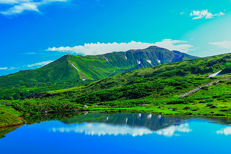 北海道　旭岳